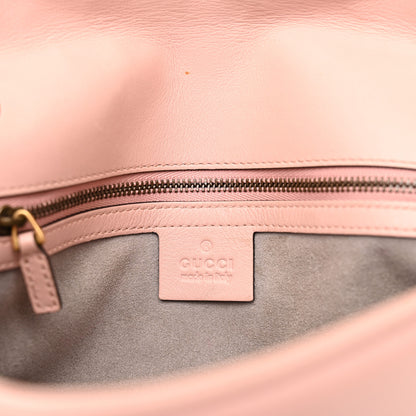 Gucci Calfskin Matelasse Small GG Marmont Shoulder Bag Perfect Pink 7 of 14