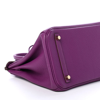 Hermes Togo Birkin 30 Anemone 8 of 9