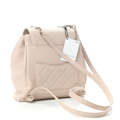Chanel Caviar Quilted Business Affinity Backpack Beige 2 of 4