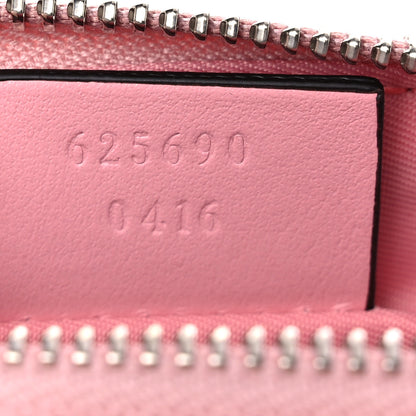 Gucci Calfskin Matelasse Large GG Marmont Pouch Cosmetic Case Wild Rose 7 of 9
