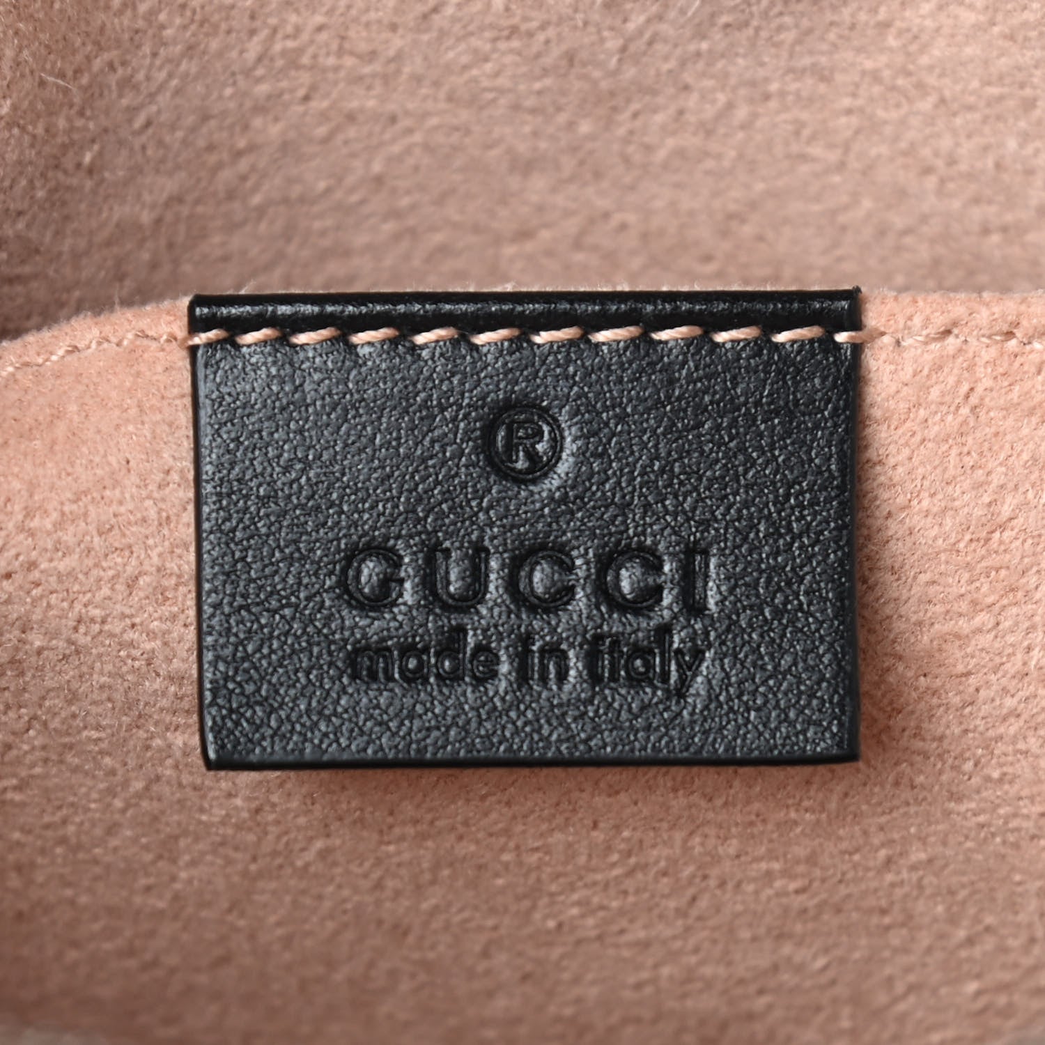 Gucci Calfskin Matelasse Small GG Marmont Chain Shoulder Bag Black 8 of 9