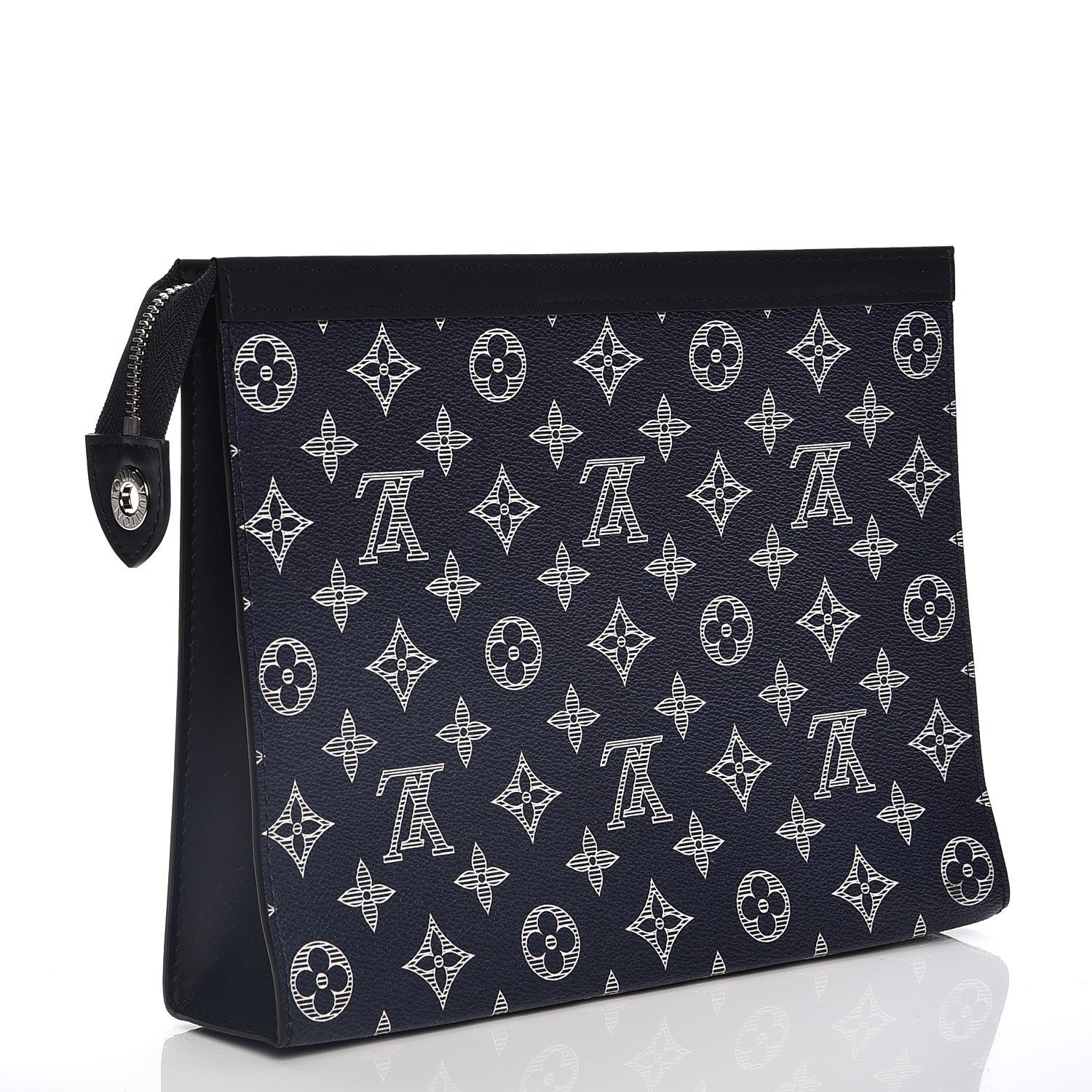 Louis Vuitton Savane Monogram Chapman Lion Pochette Voyage MM Ink 3 of 7
