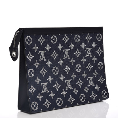 Louis Vuitton Savane Monogram Chapman Lion Pochette Voyage MM Ink 3 of 7
