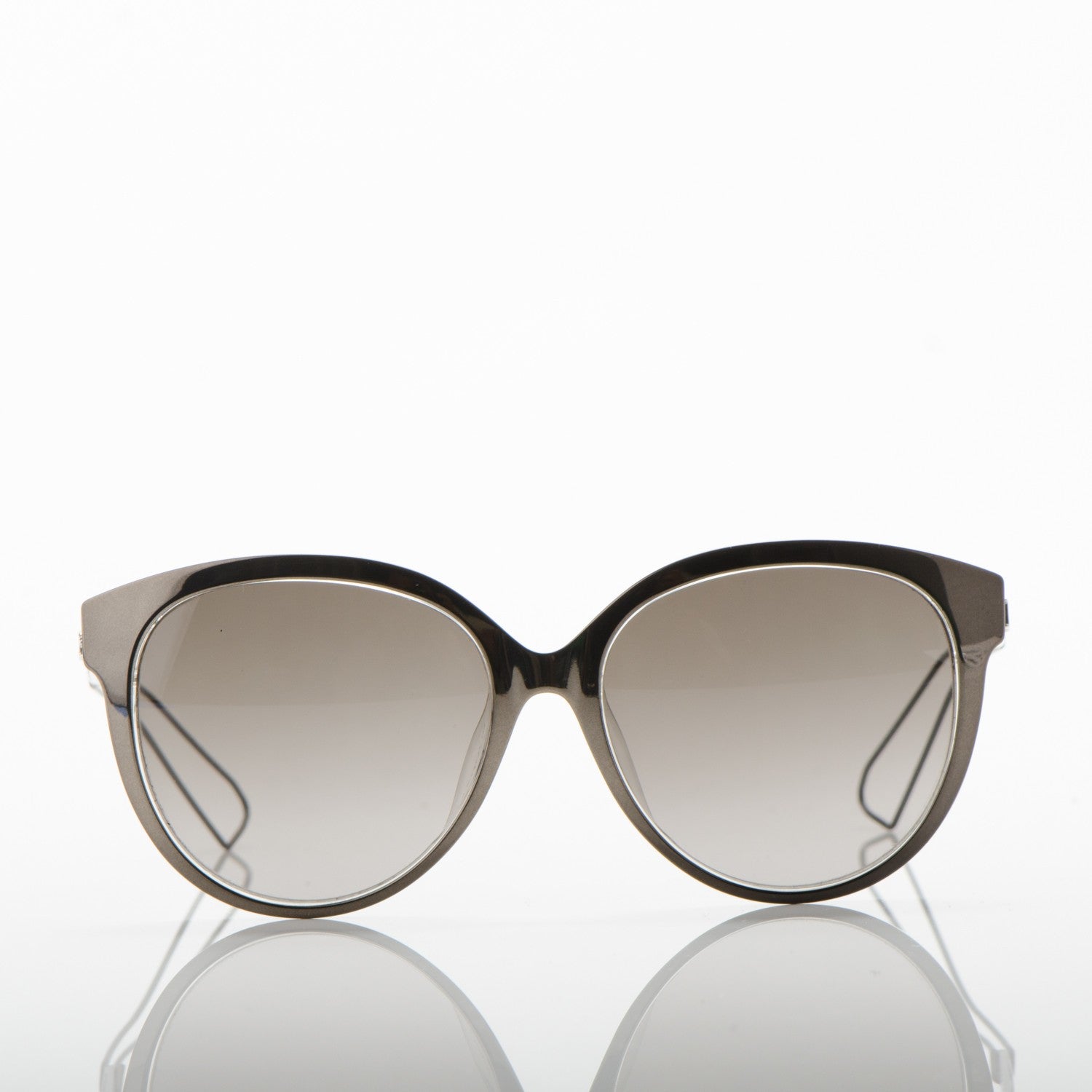 Christian Dior Diorama Sunglasses Grey Crystal 2 of 7