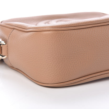 Gucci Pebbled Calfskin Small Soho Disco Bag Camelia 10 of 12