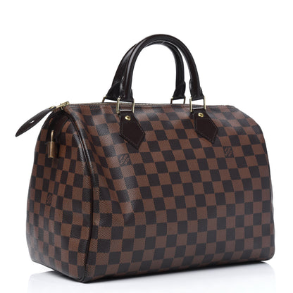 Louis Vuitton Damier Ebene Speedy 30 3 of 14