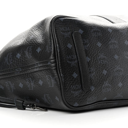 MCM Visetos Large Liz Reversible Shopper Tote Black 14 of 19