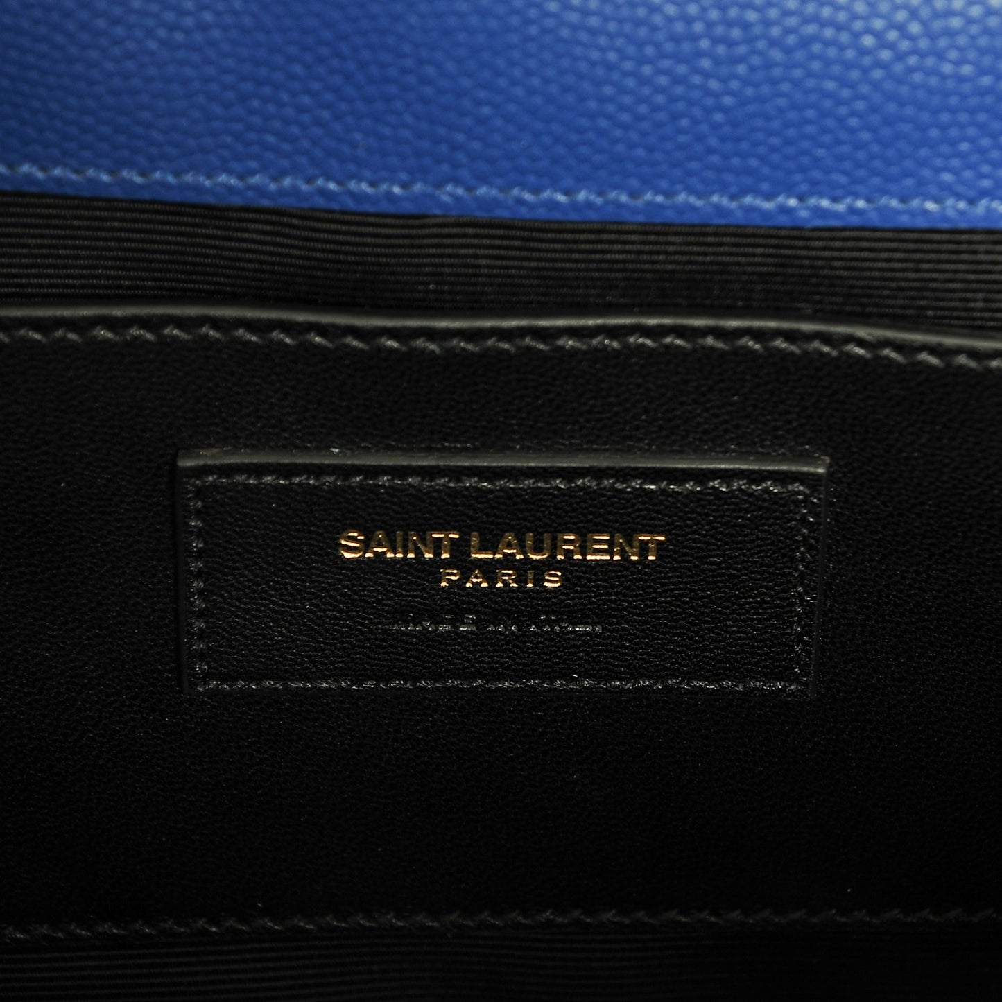 Grain De Poudre Classic Monogram Clutch Outremer