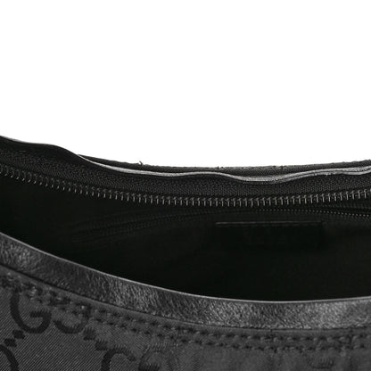 Gucci Monogram GG Clasp Hobo Black Black 9 of 9