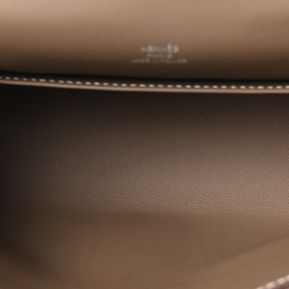 Hermes Swift Kelly Pochette Clutch Etoupe 5 of 10