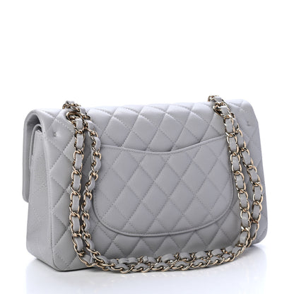 Chanel Caviar Quilted Medium Double Flap Grey 2 of 4
