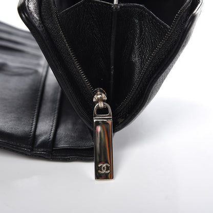 Chanel Caviar Timeless CC Zipped Pocket Wallet Black 15 of 16