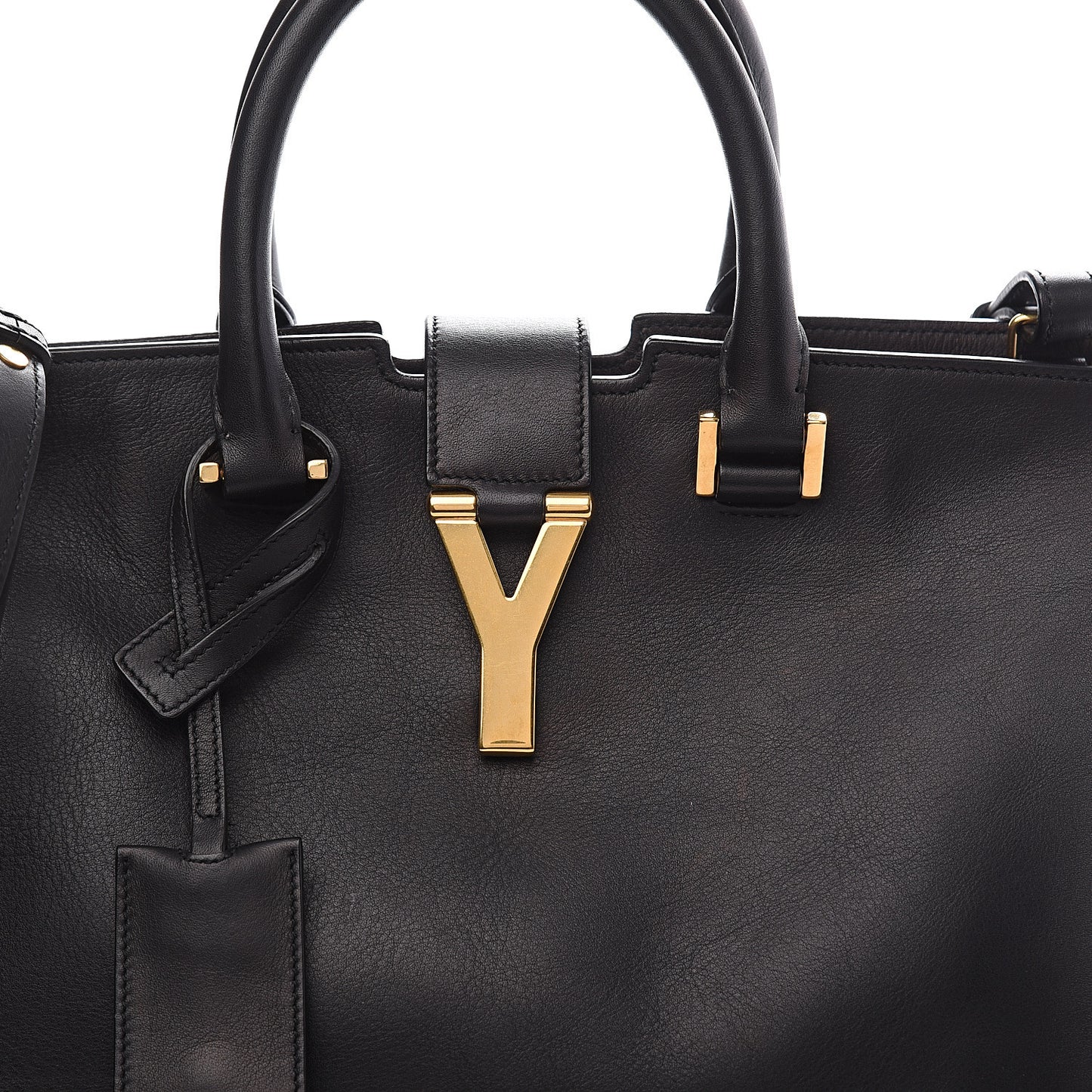 Calfskin Small Classic Y Cabas Black
