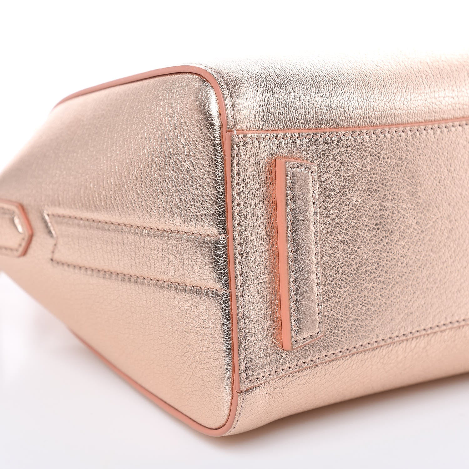 Givenchy Metallic Sugar Goatskin Mini Antigona Light Pink 8 of 9