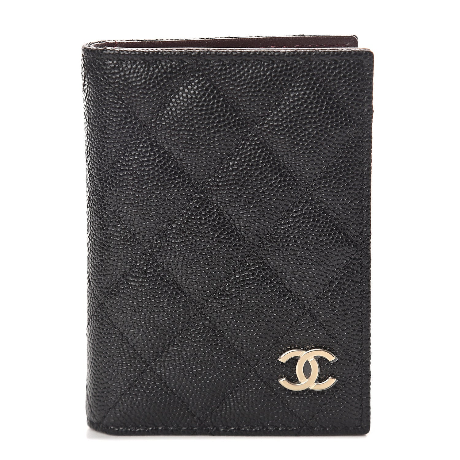 Chanel Caviar Quilted Card Holder Wallet Black 1 of 8
