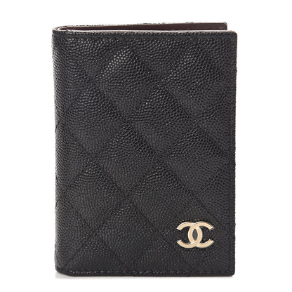 Chanel Caviar Quilted Card Holder Wallet Black 1 of 8
