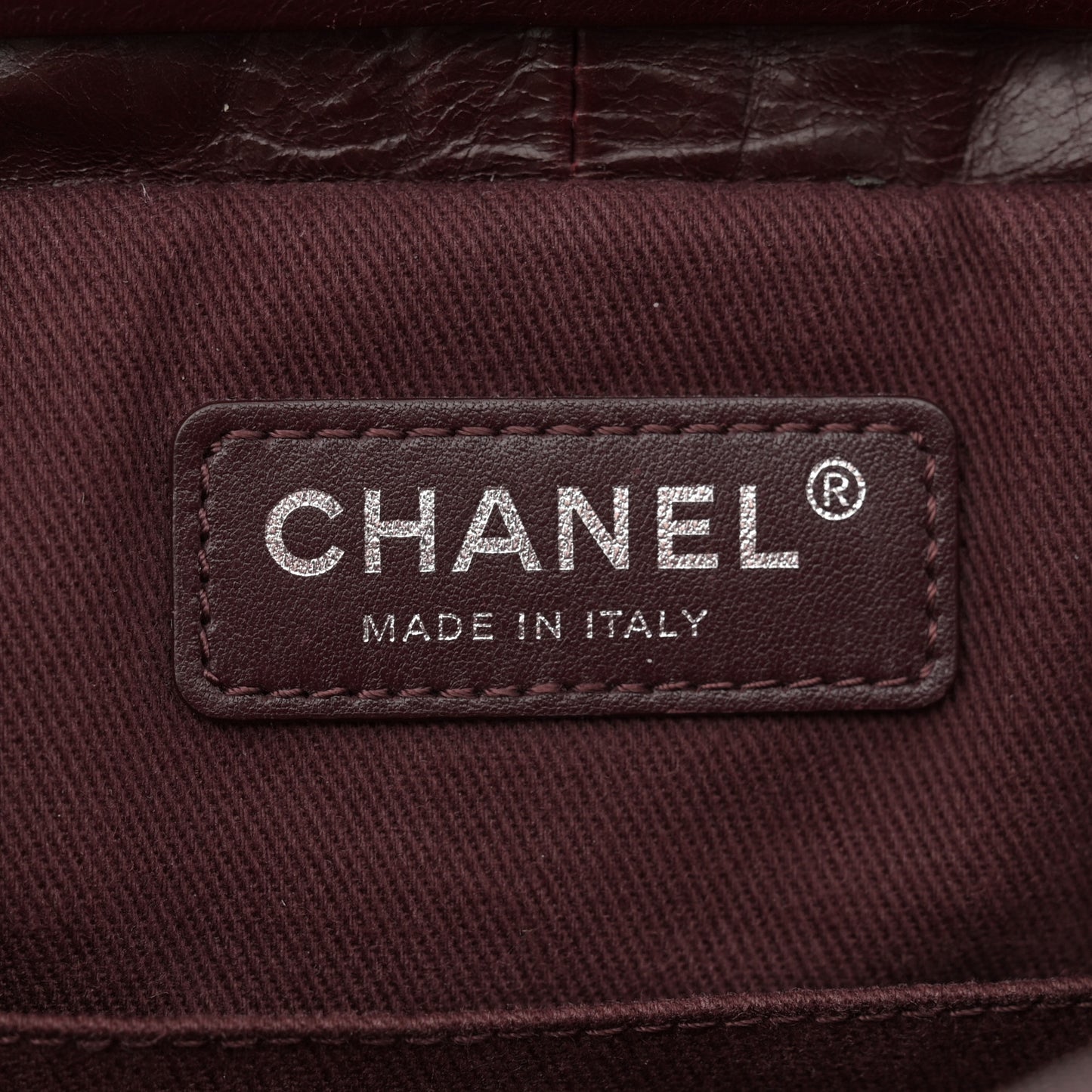 Glazed Calfskin Quilted Large Salzburg Backpack Burgundy