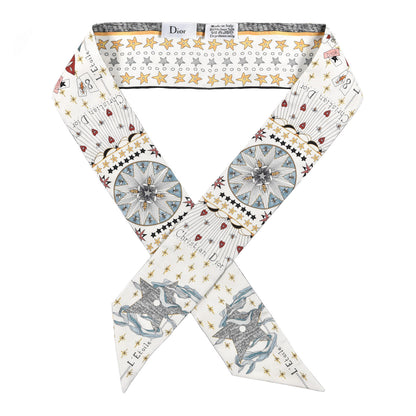 Christian Dior Silk L'Etoile Mitzah Scarf 1 of 3