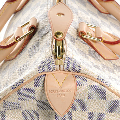 Louis Vuitton Damier Azur Speedy 30 8 of 9
