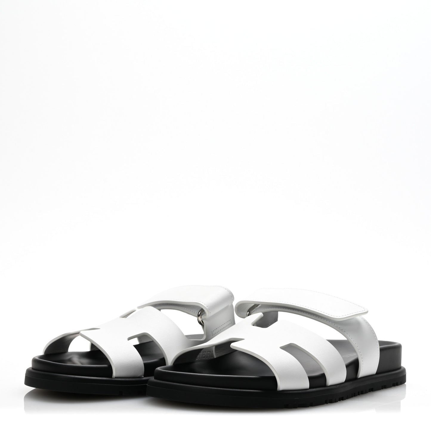 Calfskin Womens Chypre Sandals 36 White