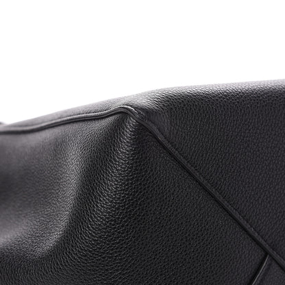 Celine Soft Grained Calfskin Small Belt Cabas Phantom Black 7 of 10