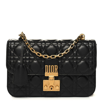 Christian Dior Lambskin Cannage Large Dioraddict Flap Bag Black 1 of 10
