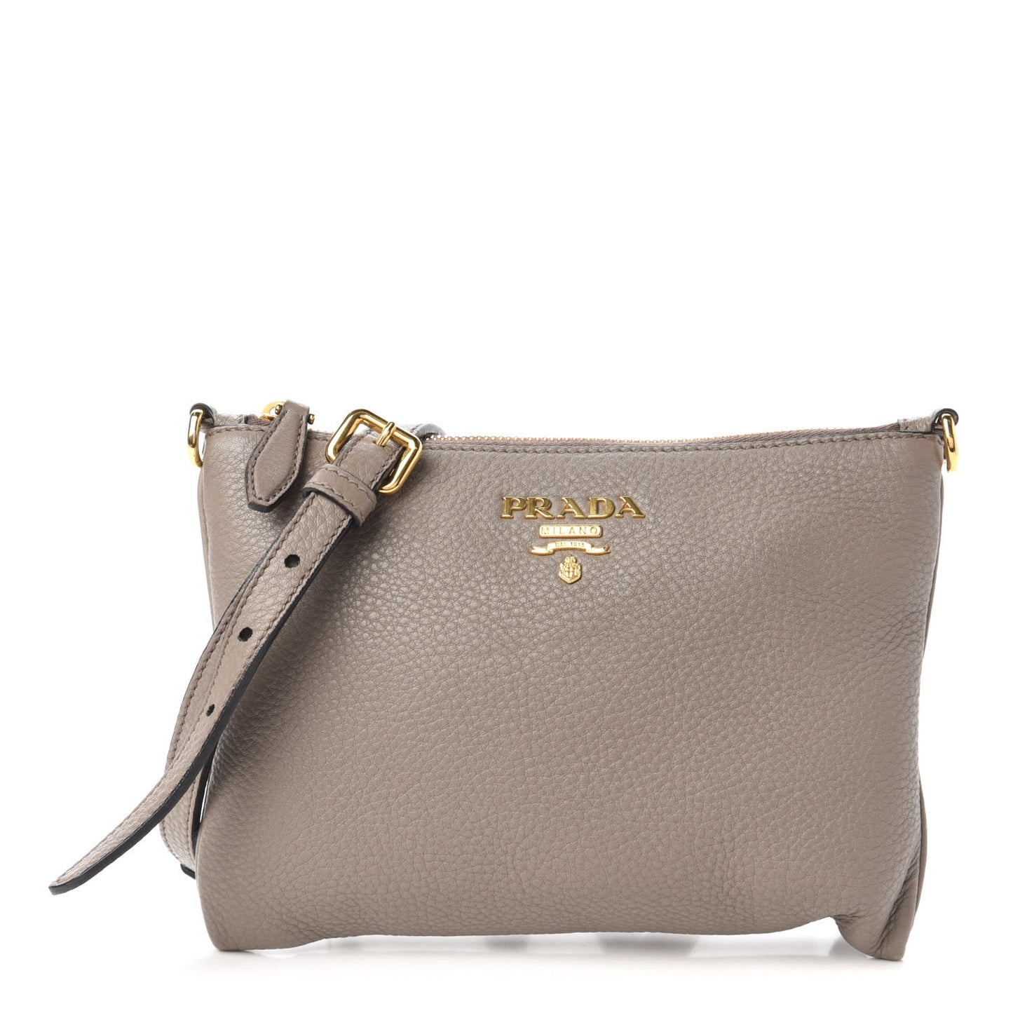 Vitello Daino Crossbody Bag Argilla