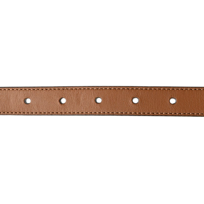 Gucci Moon Calfskin Double G 20mm Belt 90 36 Natural Tan 3 of 5