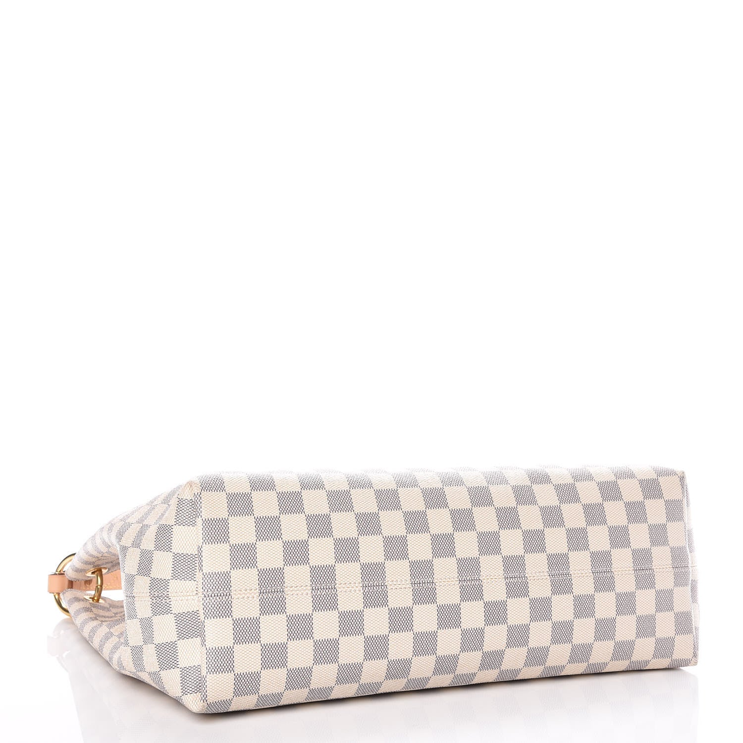 Louis Vuitton Damier Azur Graceful MM Rose Ballerine 4 of 9