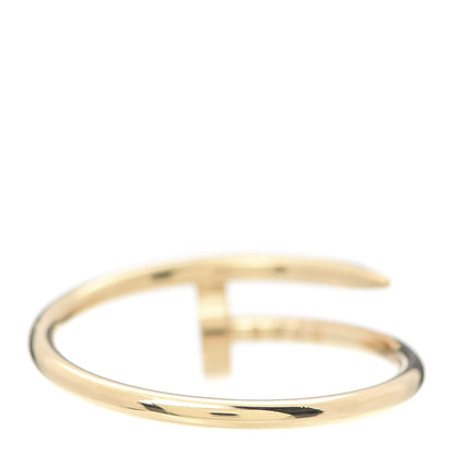 Cartier 18K Yellow Gold Small Juste Un Clou Ring 59 8.75 3 of 7
