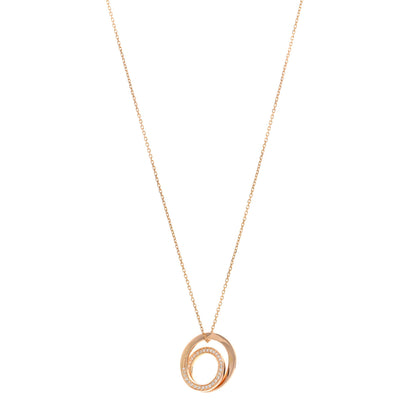 Cartier 18K Pink Gold Diamond Etincelle De Cartier Pendant Necklace 1 of 4