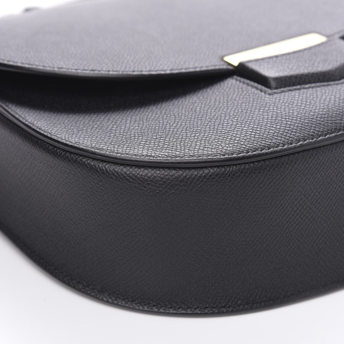 Grained Calfskin Small Trotteur Black