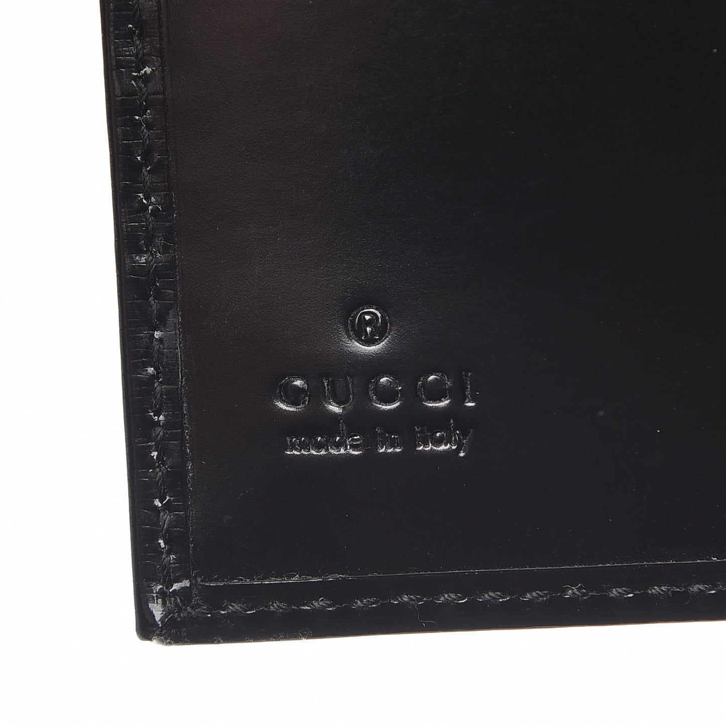 Textured Calfskin Betty Card Case Black
