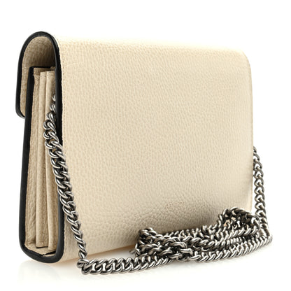 Gucci Dollar Calfskin Mini Dionysus Chain Wallet Mystic White 3 of 8