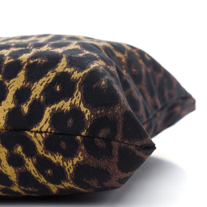 Saint Laurent Canvas Leopard Tote Black 7 of 7