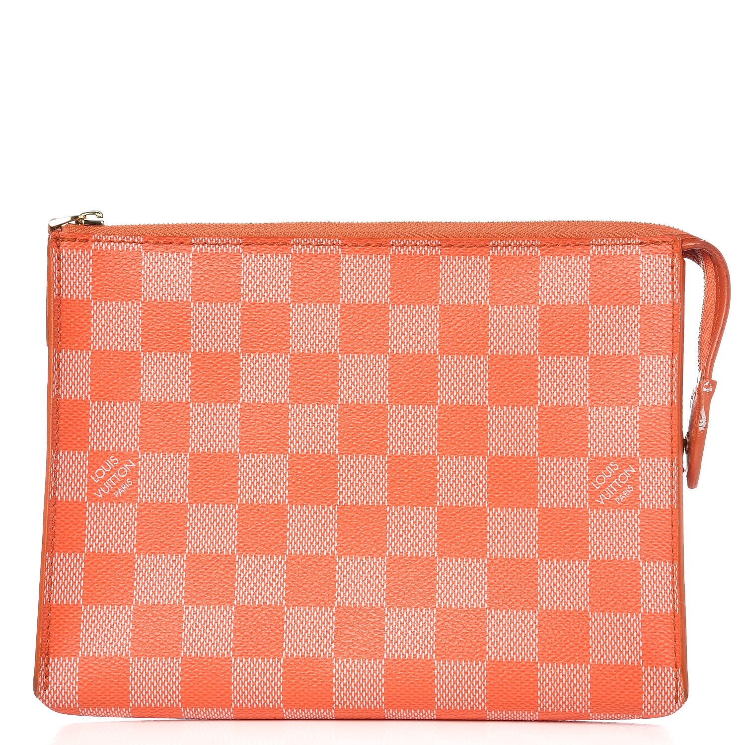 Louis Vuitton Damier Couleurs Element Clutch Piment 1 of 13