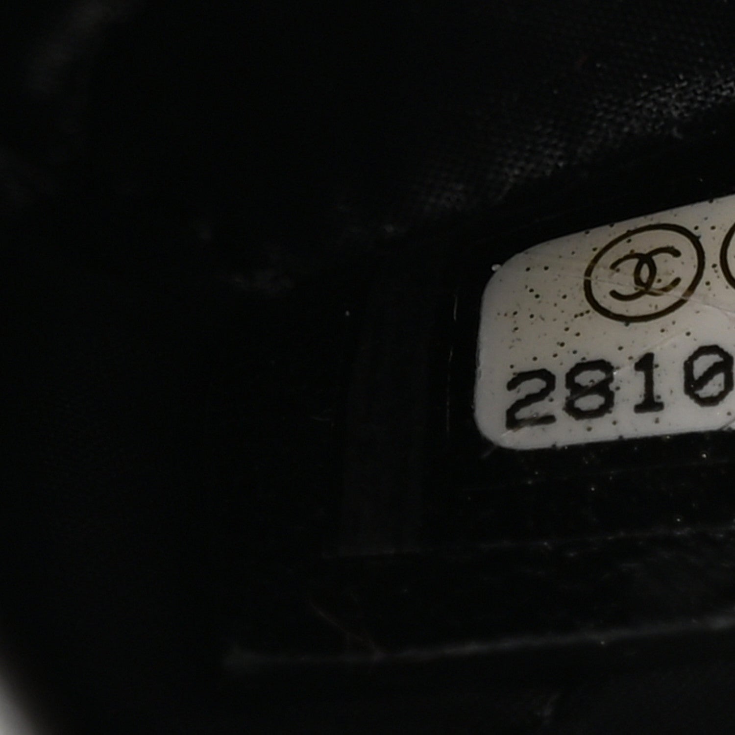 Chanel Lambskin Quilted Small Curvy Pouch Cosmetic Case Black 7 of 9