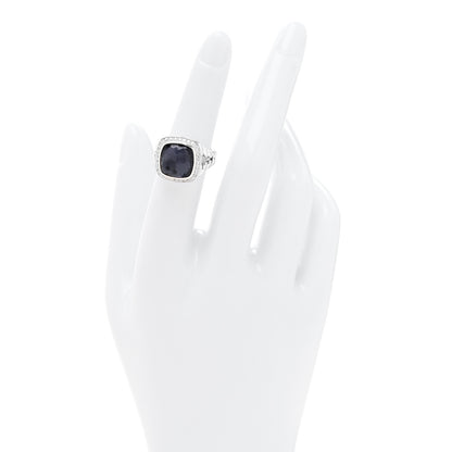 David Yurman Sterling Silver Diamond Black Orchid 11mm Albion Ring 51 5.75 2 of 4