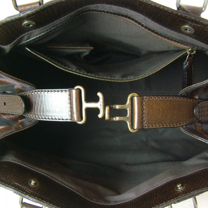 Fendi Calf Hair Zucca De Jour Media Tote Brown 8 of 13