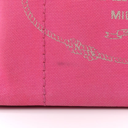 Prada Denim Small Canapa Logo Tote Peonia 19 of 20