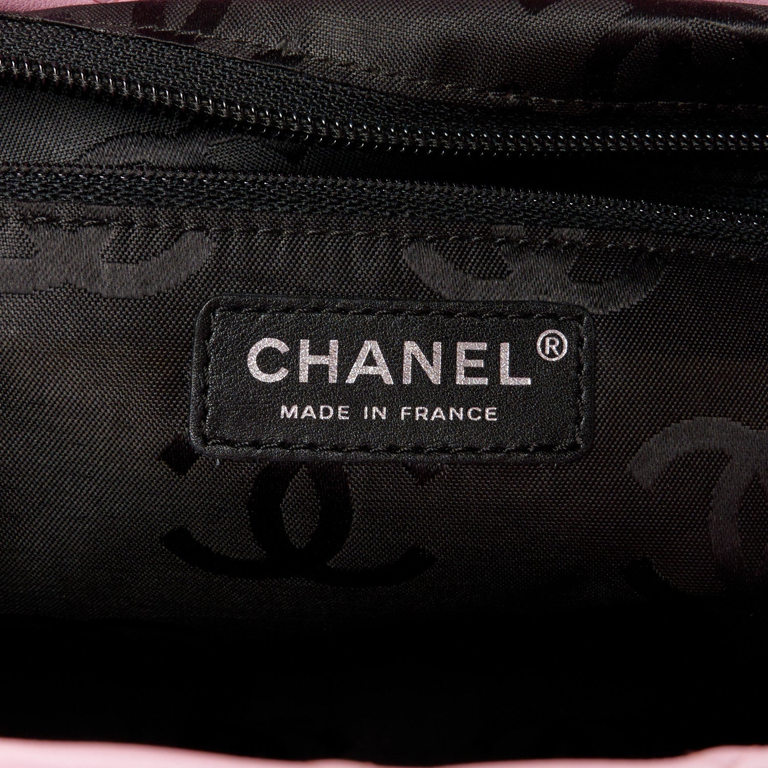 Chanel Calfskin Quilted Large Cambon Tote Pink Black 6 of 10