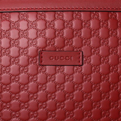 Gucci Soft Microguccissima Dome Satchel Red 8 of 10