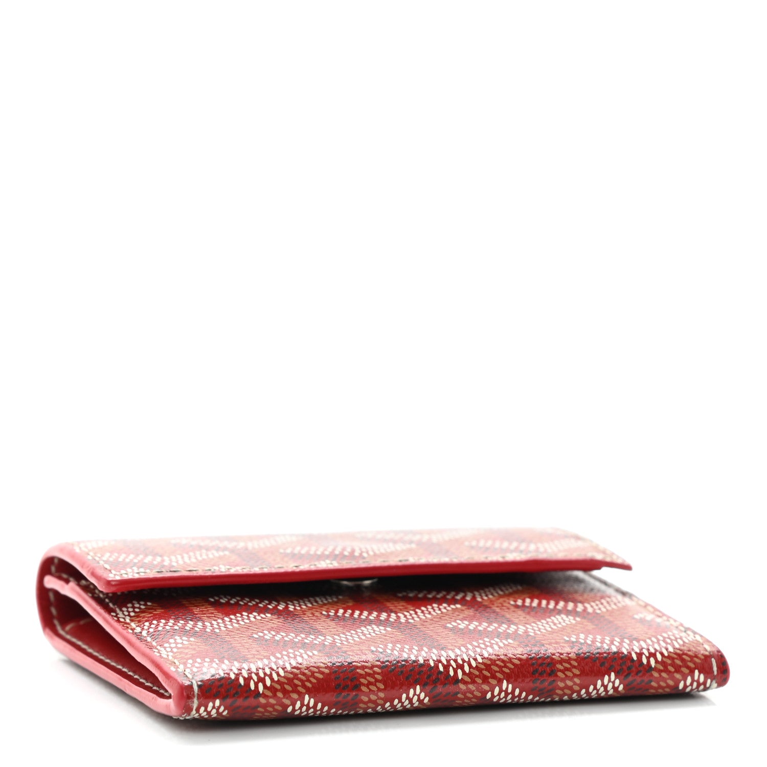 Goyard Goyardine Marigny Coin Purse Wallet Red 4 of 8