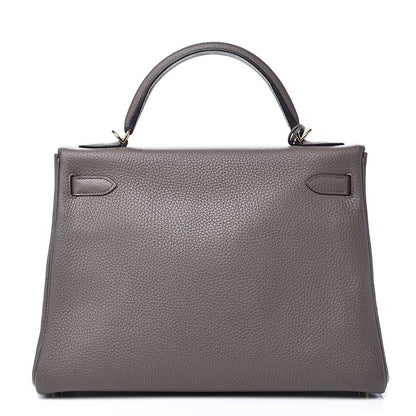 Hermes Togo Kelly Retourne 32 Etain 4 of 34