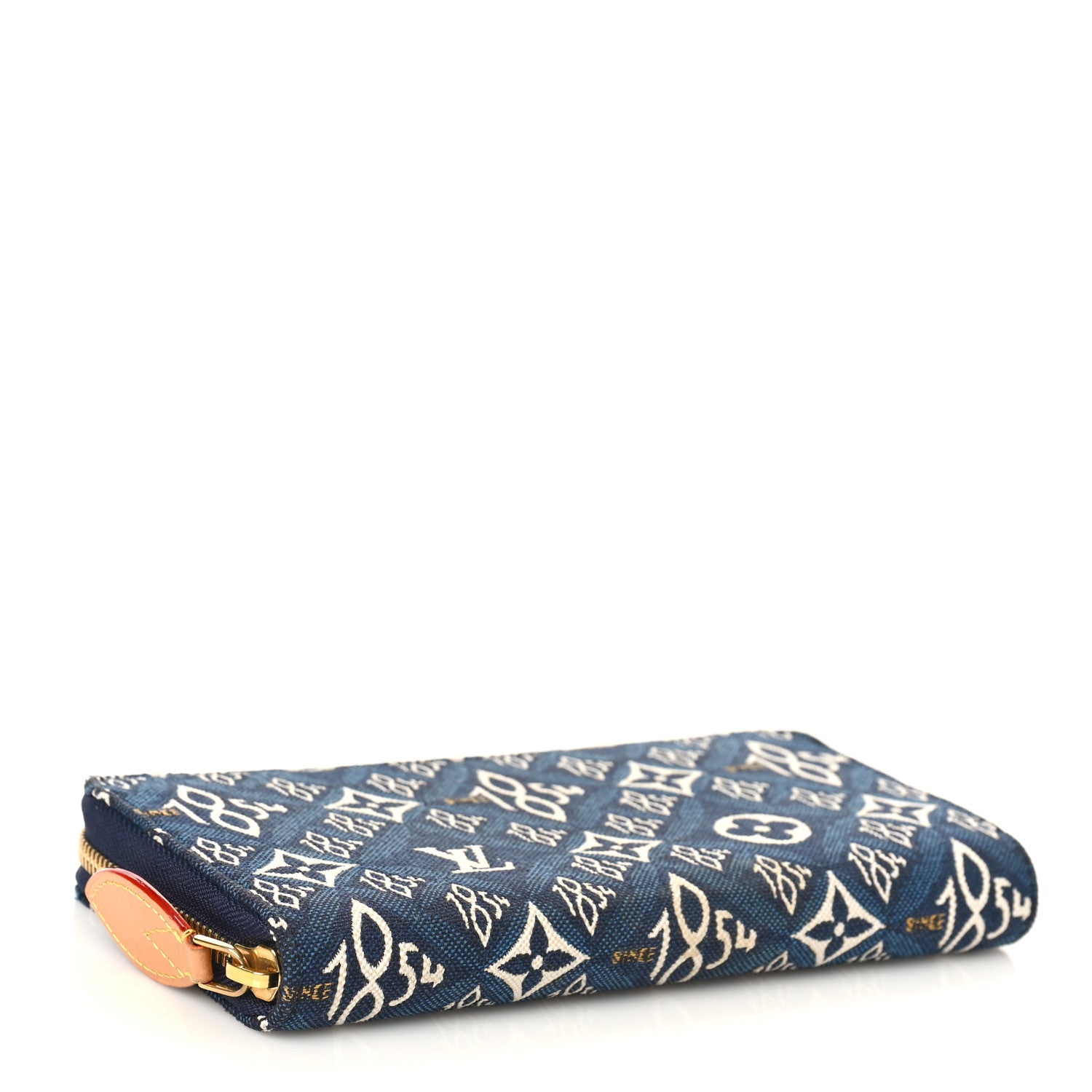 Louis Vuitton Jacquard Since 1854 Zippy Wallet Blue 4 of 11