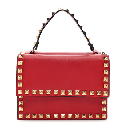 Valentino Garavani Vitello Rockstud Mini Flap Bag Rosso Valentino 1 of 10