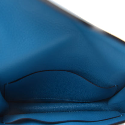 Hermes Evercolor Verso Roulis Slim Wallet Bleu Frida Rose Mexico 6 of 8