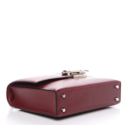 Hermes Tadelakt Mini Verrou Chaine Bag Rouge H 3 of 11