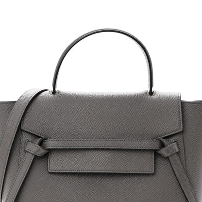 Celine Grained Calfskin Micro Belt Bag Grey 8 of 10