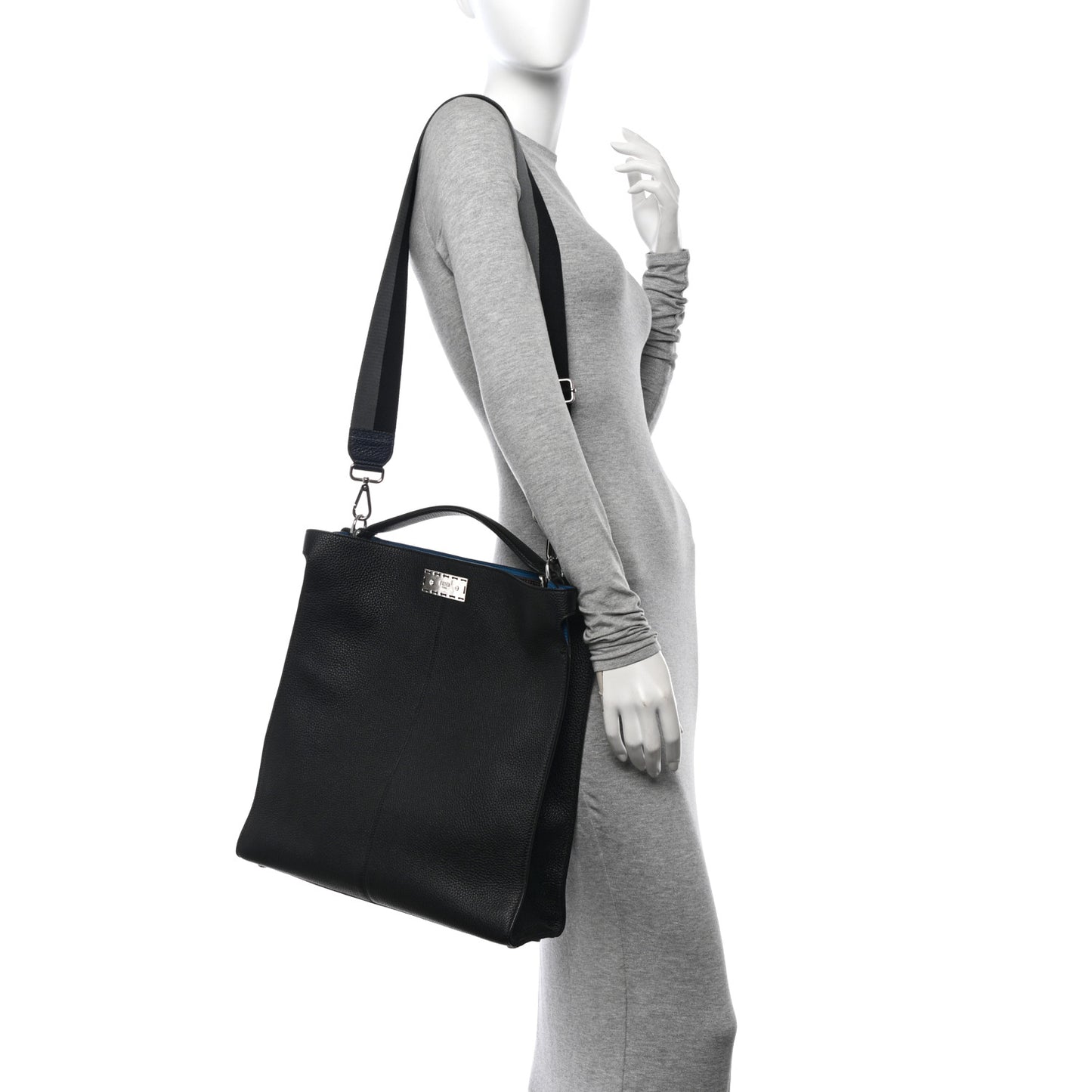 Cuoio Romano Glazed Fabric FF 1974 Peekaboo X-Lite Fit Black